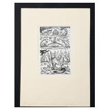 Nikolai Pavlovich Dmitrevsky Russian Etching