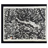 Kihei Sasajima Woodblock Print