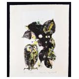 Kojin Toneyama Night Serigraph Print