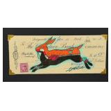 Lyle Omeasoo Blackfeet Montana Ledger Painting