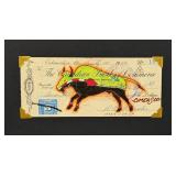 Lyle Omeasoo Blackfeet Montana Ledger Painting