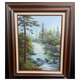 Judy Sleight Mountain River Painting