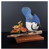 Bud Hinck Blue Jay Wood Carving