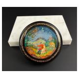 Russian Palekh Fairy Tale Lacquer Box