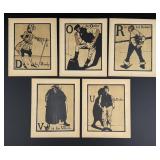 Sir William Nicholson Alphabet Lithographs