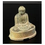 Japanese Seated Buddha Censer Incense Burner