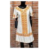 Vintage Boho Hippie Kaftan Dress