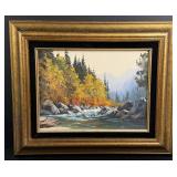 Robert Walton Mountain River Painting
