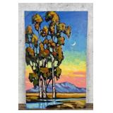 William Hawkins Moon Glow Oil Painting