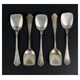 .800 Silver Ice Cream Spoons