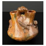 Larasena Manygoats Navajo Indian Wedding Vase