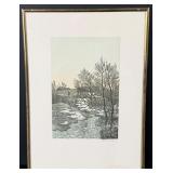 Russian Linocut Print