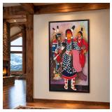 Kevin Red Star Crow Apsalooka Dancers Painting