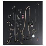 Collection of Sterling Silver Jewelry
