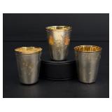 Russian Sterling Silver Vodka Glasses
