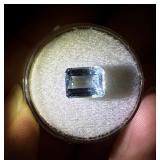 2.5ct Baguette Cut Aquamarine Gemstone