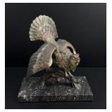 Franz Bergmann Vienna Bronze Grouse Capercaillie