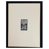 Nikolai Nikolaevich Kupreyanov Linocut Print