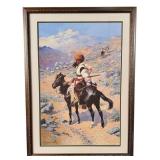 Frederic Remington An Indian Trapper Lithograph