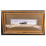 Guy Rowbury Cattle Drive Painting
