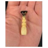 Whaler Made Scrimshaw Whale Bone Letter Wax Seal