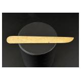 Whaler Made Scrimshaw Whale Bone Letter Opener
