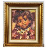 Gary Schildt Indian Child Painting