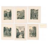 Leonid Semyonovich Khizhinsky Lithographs