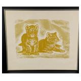 Russian Linocut Print