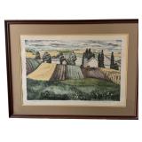 Gretchen Quie Longfurrow Farm Lithograph