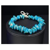 Old Pawn Navajo Turquoise Nugget Bracelet