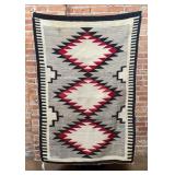 Navajo Indian Ganado Serrated Diamond Rug