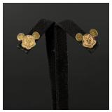 Disney Sterling Silver Mickey Mouse Earrings