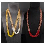 African Trade Bead Necklaces