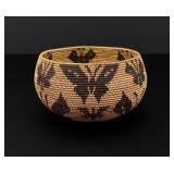 Maidu Native American Indian Butterfly Basket