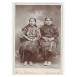 G.W. Parsons Osage Oklahoma Territory Indian Photo