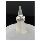 Alaskan Inuit Eskimo Scrimshaw Ivory Ring