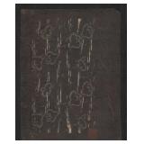Antique Japanese Ise Katagami Kimono Stencil