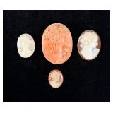 Collection of Victorian Shell Cameos