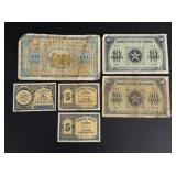 Collection of Moroccan Franc Notes Currency