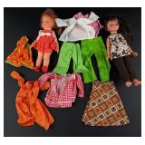 Ideal Toy Corp Growing Hair Family Dolls