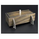 Lisa Jenks Wood Trinket Jewelry Box