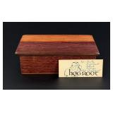 Hog Root Inlaid Wood Trinket Jewelry Box
