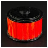 Art Deco Orange and Black Bakelite Box
