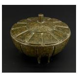 Art Deco Green Bakelite Trinket Box