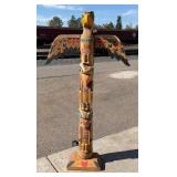 Northwest Coast Hollow Back Totem Pole