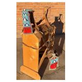 Montana Crow Native American Indian Beaded Saddle
