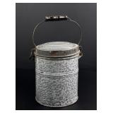 Butte Montana Graniteware Miners Lunch Box Pail