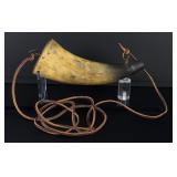 Early American Frontier Pressed Powder Horn