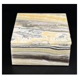Mexican Zebra Onyx Lidded Trinket Box